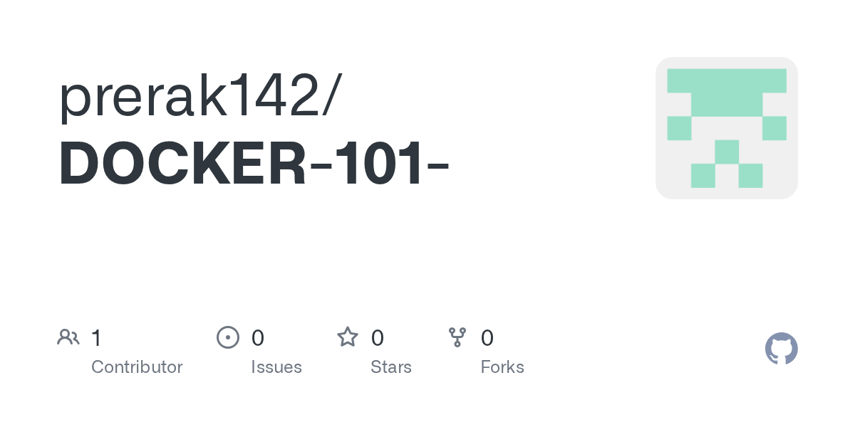GitHub prerak142/DOCKER101