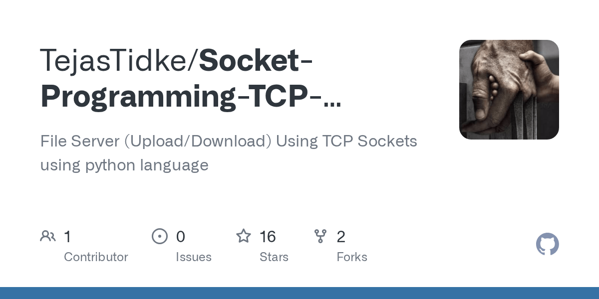 GitHub TejasTidke/SocketProgrammingTCPMultithreading File Server