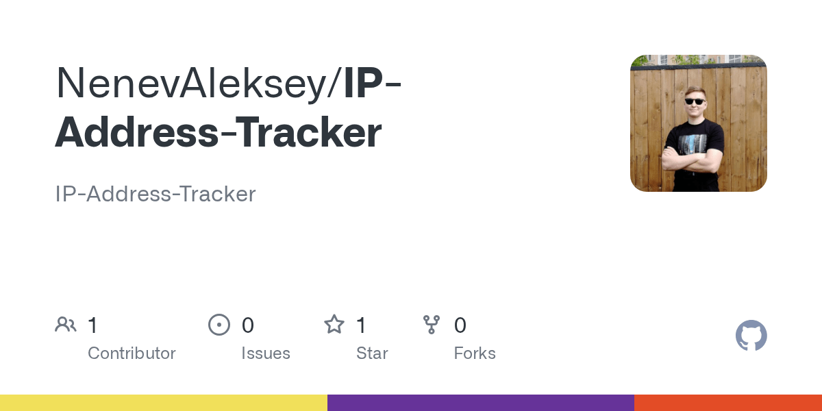GitHub NenevAleksey/IPAddressTracker
