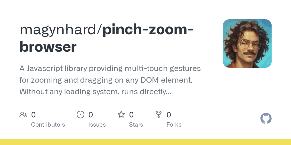GitHub magynhard/pinchzoombrowser A Javascript library providing