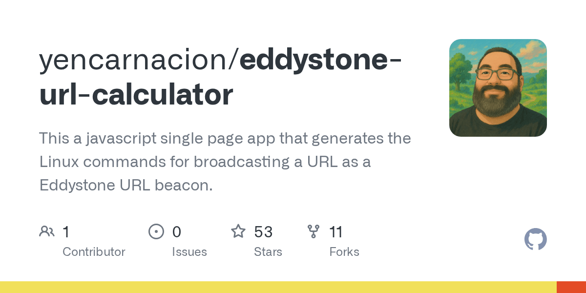 GitHub yencarnacion/eddystoneurlcalculator This a javascript
