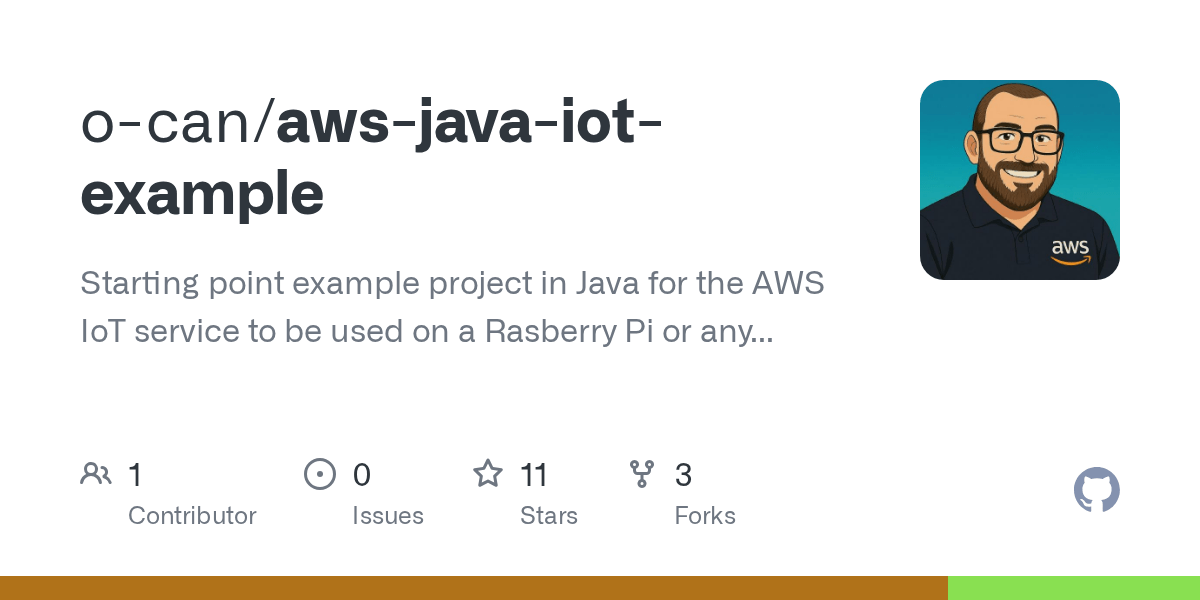 GitHub ocan/awsjavaiotexample Starting point example project in