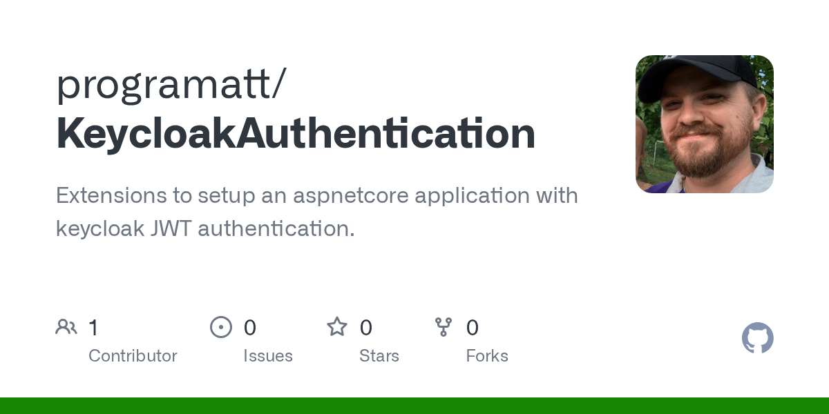 GitHub programatt/KeycloakAuthentication Extensions to setup an application with