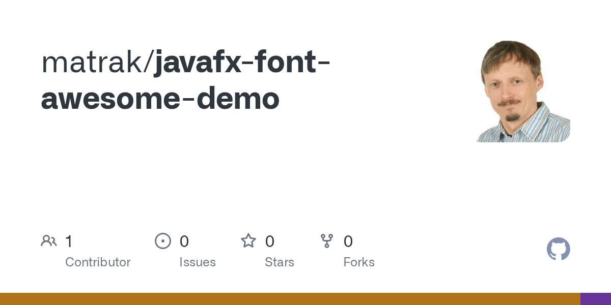 GitHub matrak/javafxfontawesomedemo