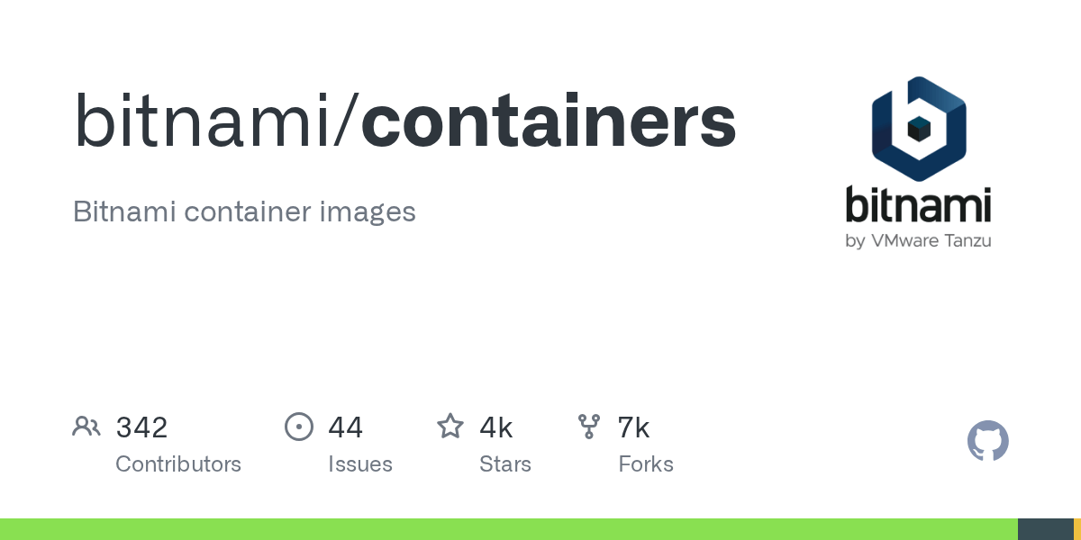 at main · bitnami/containers · GitHub