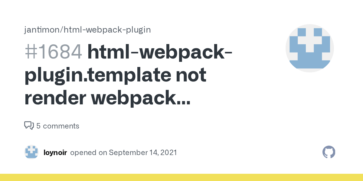 htmlwebpackplugin.template not render webpack template variable