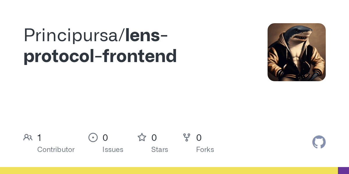 GitHub Principursa/lensprotocolfrontend