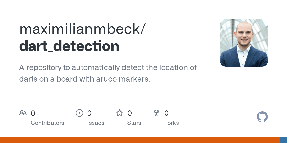 GitHub maximilianmbeck/dart_detection A repository to automatically