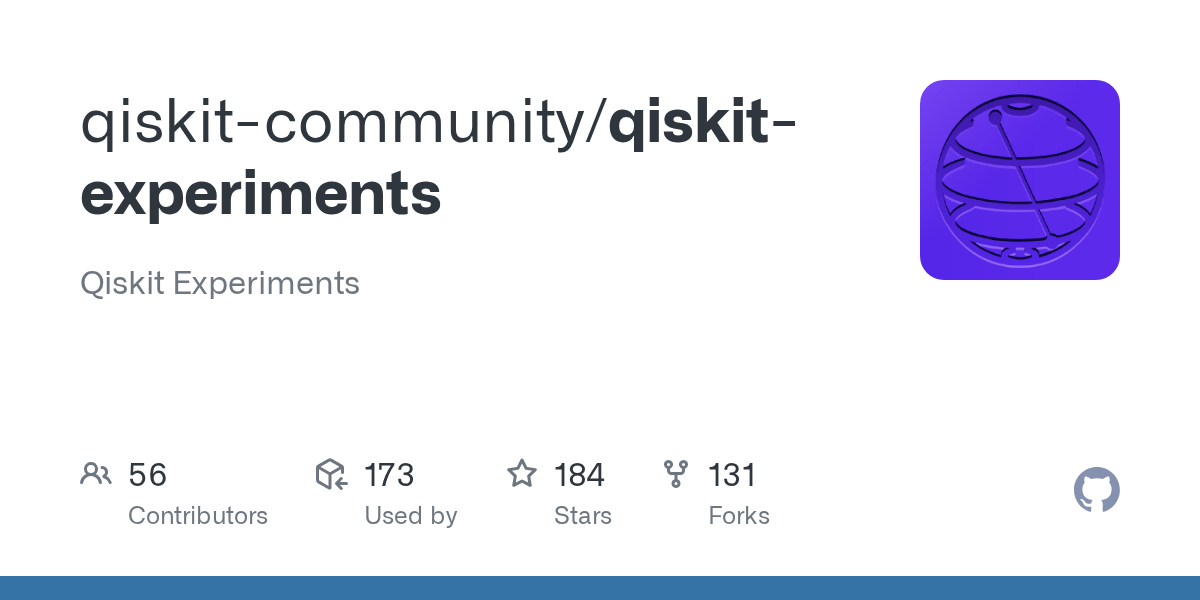 GitHub Qiskit/qiskitexperiments Qiskit Experiments