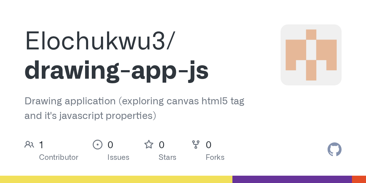 GitHub Elochukwu3/drawingappjs Drawing application (exploring
