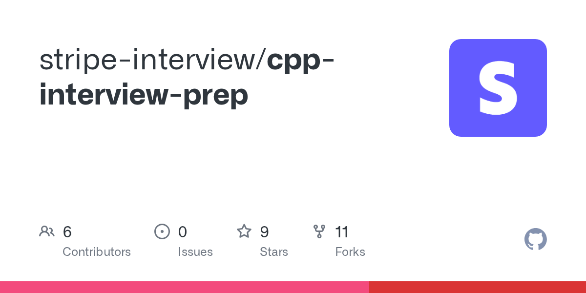 GitHub stripeinterview/cppinterviewprep
