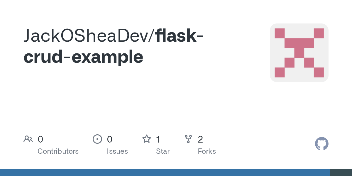 GitHub JackOSheaDev/flaskcrudexample