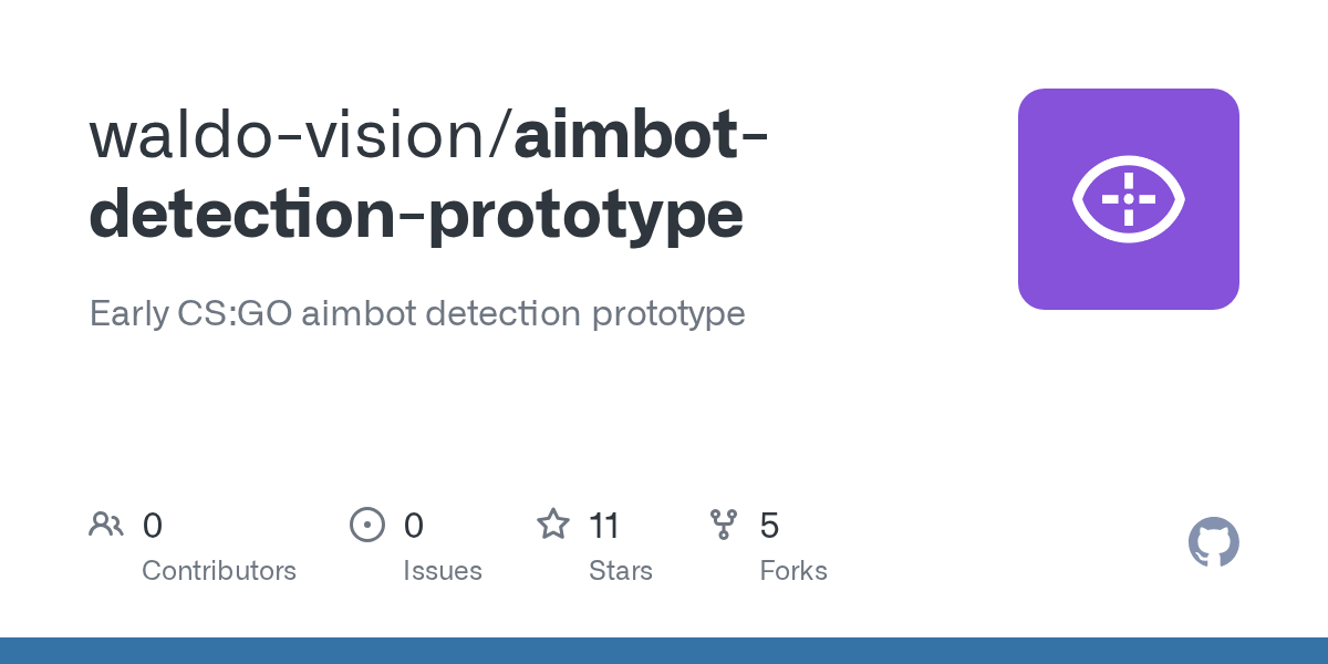 GitHub waldovision/aimbotdetectionprototype Early CSGO aimbot detection prototype