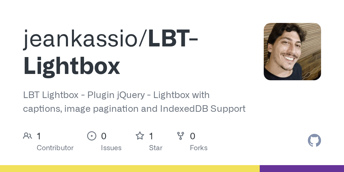 GitHub jeankassio/LBTLightbox LBT Lightbox Plugin jQuery