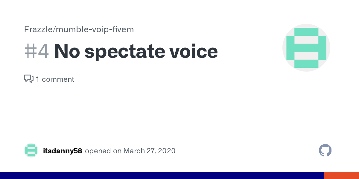 No spectate voice · Issue 4 · FrazzIe/mumblevoipfivem · GitHub