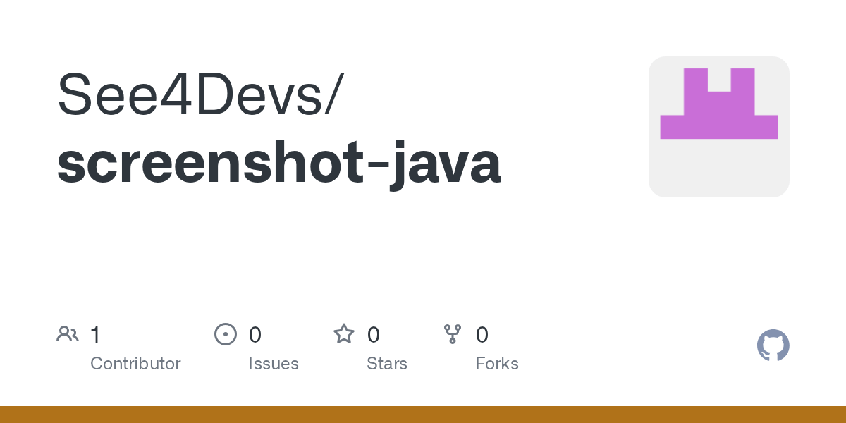GitHub See4Devs/screenshotjava