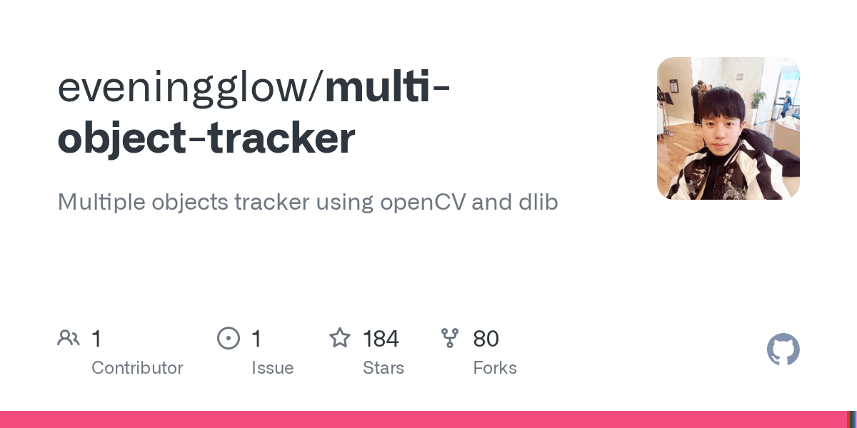 GitHub eveningglow/multiobjecttracker Multiple objects tracker