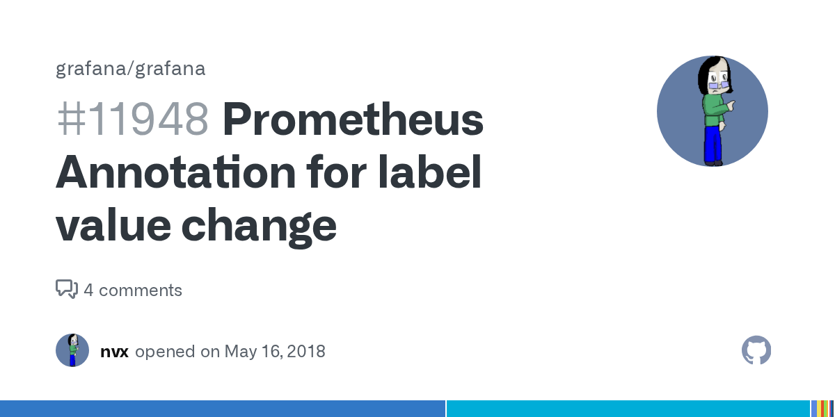 Prometheus Annotation for label value change · Issue 11948 · grafana