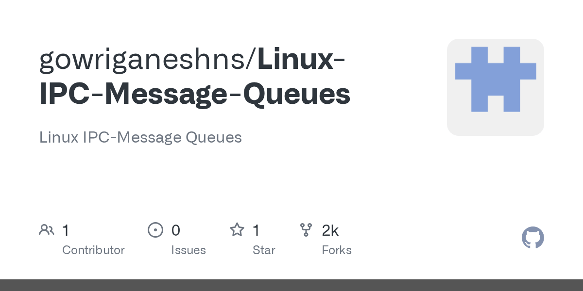 GitHub gowriganeshns/LinuxIPCMessageQueues Linux IPCMessage Queues