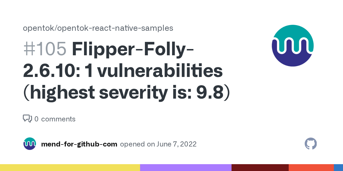 FlipperFolly2.6.10 1 vulnerabilities (highest severity is 9.8