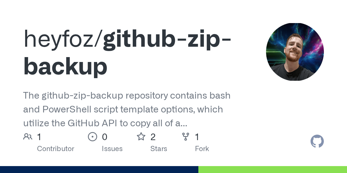 GitHub ffm5113/githubzipbackup The githubzipbackup repository