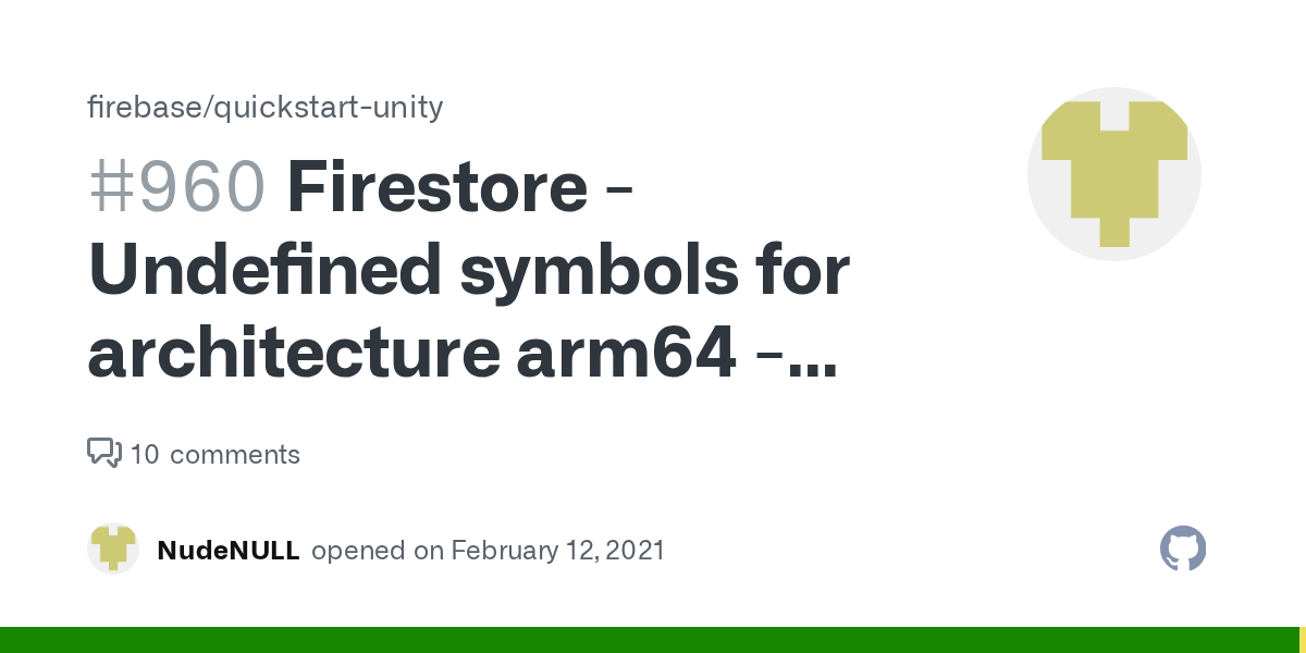 Firestore Undefined symbols for architecture arm64 iOS Xcode