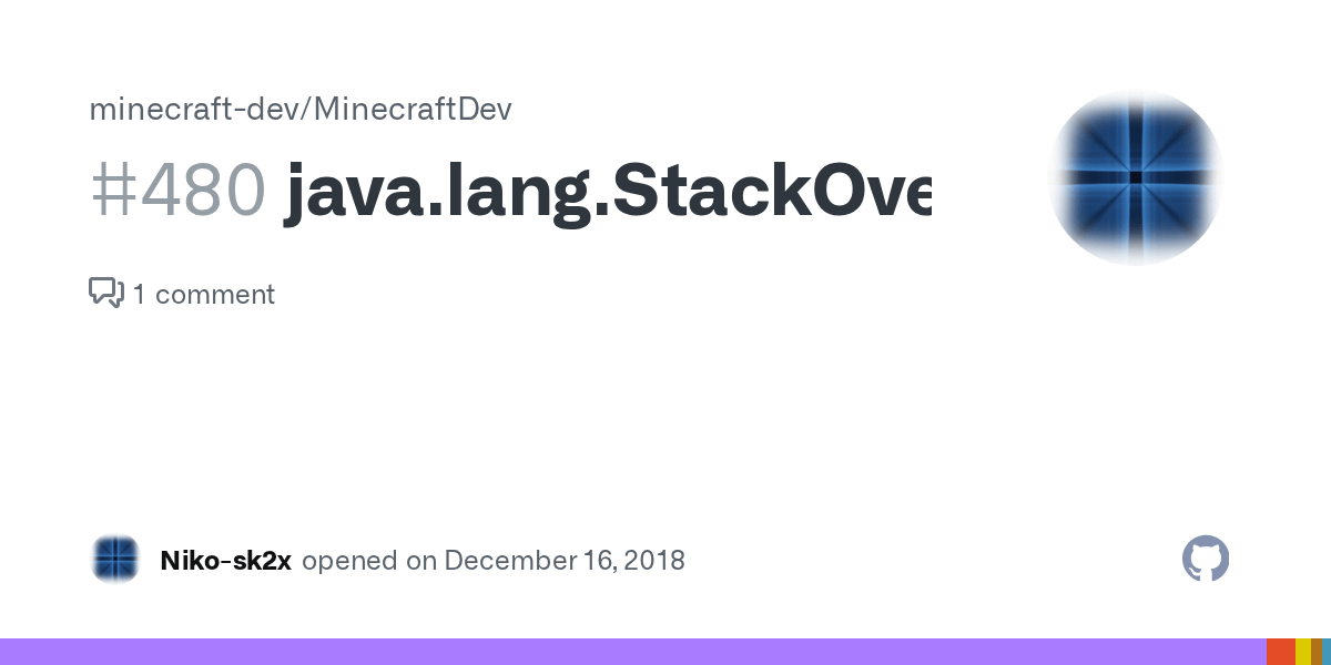 java.lang.StackOverflowError · Issue 480 · minecraftdev/MinecraftDev