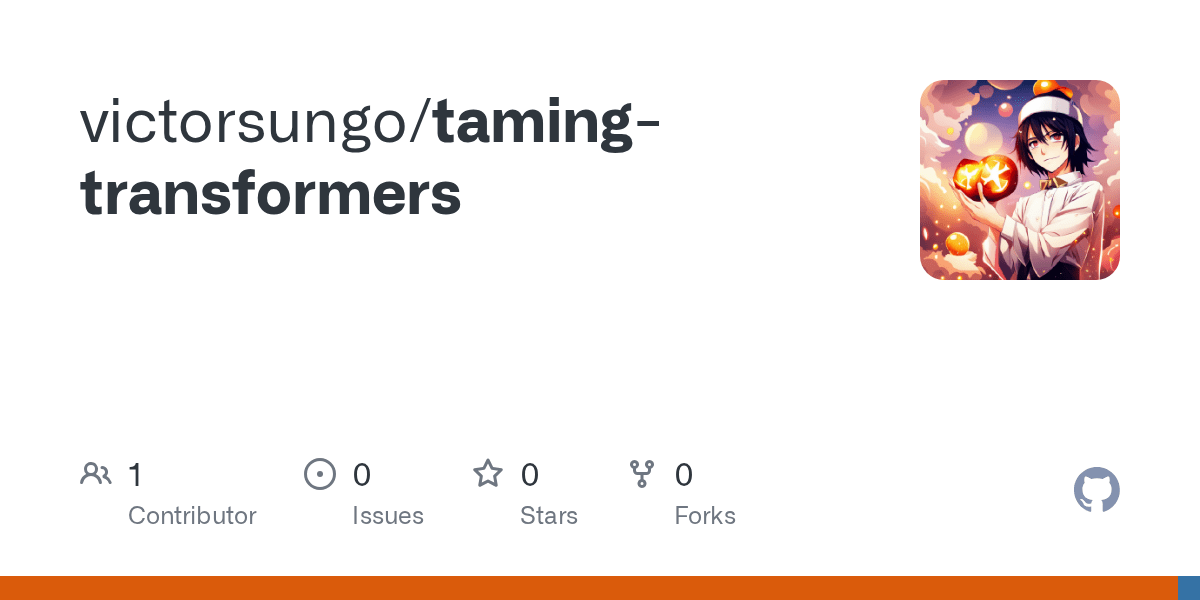 GitHub victorsungo/tamingtransformers