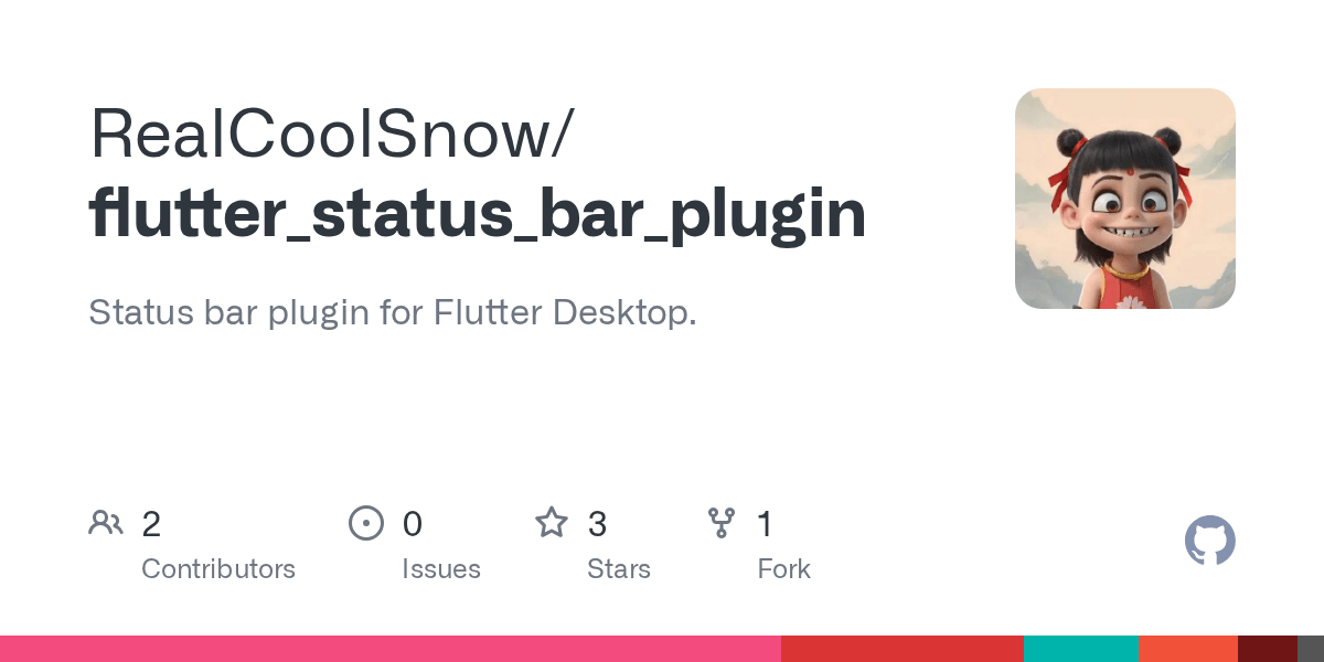 GitHub RealCoolSnow/flutter_status_bar_plugin Status bar plugin for