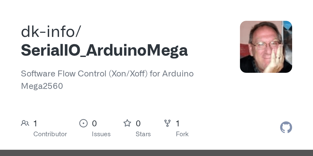 GitHub dkinfo/SerialIO_ArduinoMega Software Flow Control (Xon/Xoff