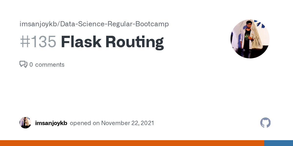 Flask Routing · Issue 135 · imsanjoykb/DataScienceRegularBootcamp