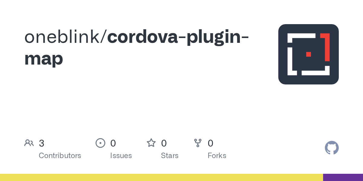 GitHub oneblink/cordovapluginmap