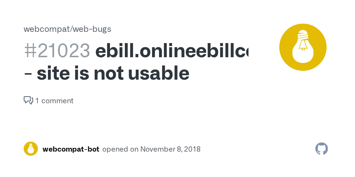 site is not usable · Issue 21023 · · GitHub
