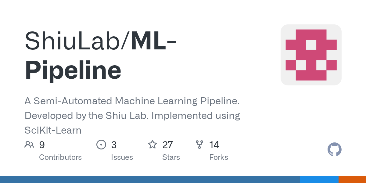 GitHub ShiuLab/MLPipeline A SemiAutomated Machine Learning