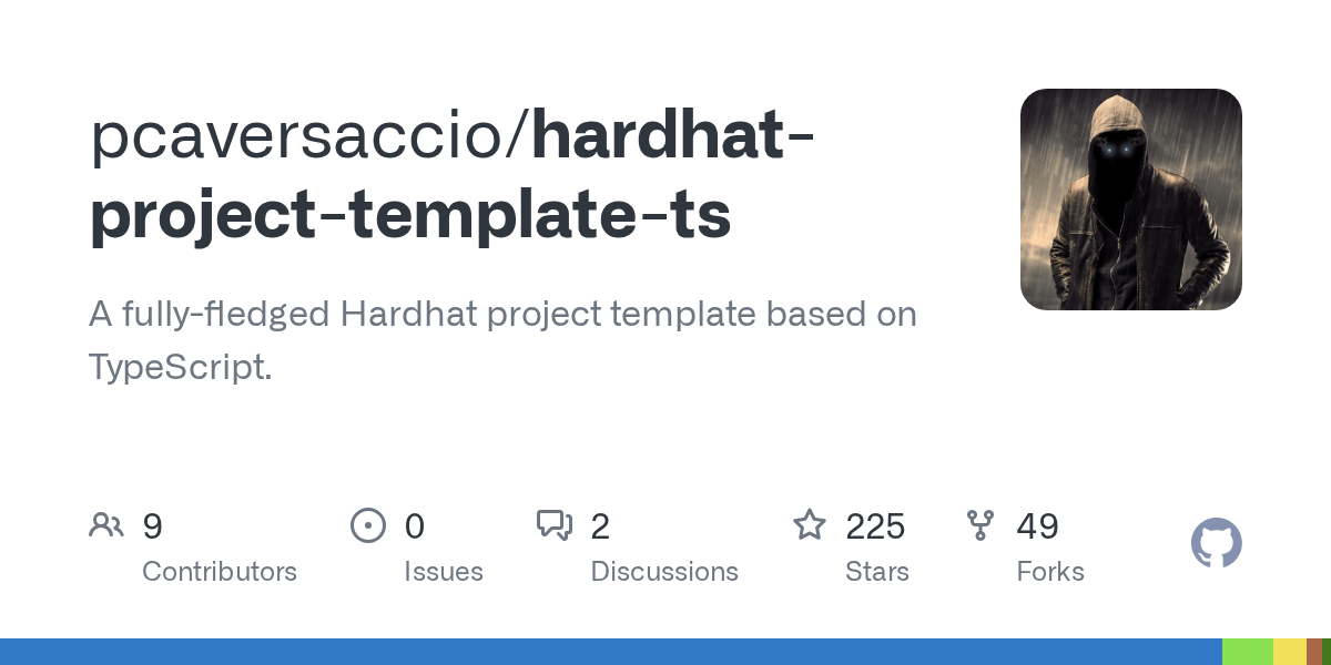 hardhatprojecttemplatets/package.json at main · pcaversaccio/hardhat