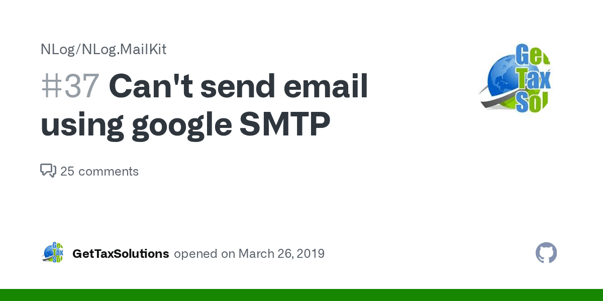 Can't send email using google SMTP · Issue 37 · NLog/NLog.MailKit · GitHub