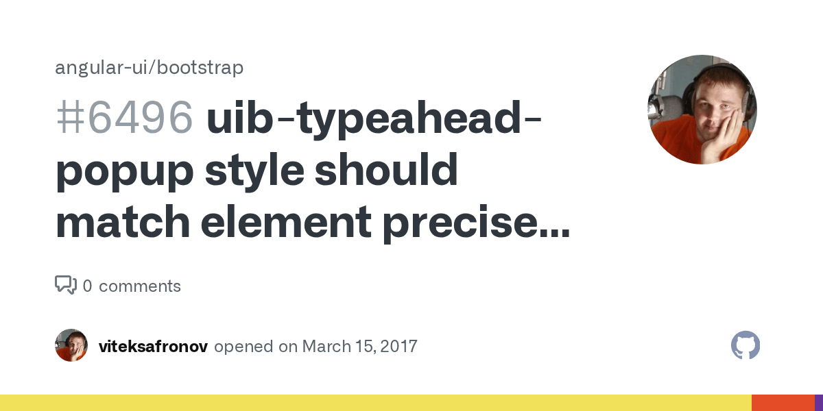 uibtypeaheadpopup style should match element precisely or use