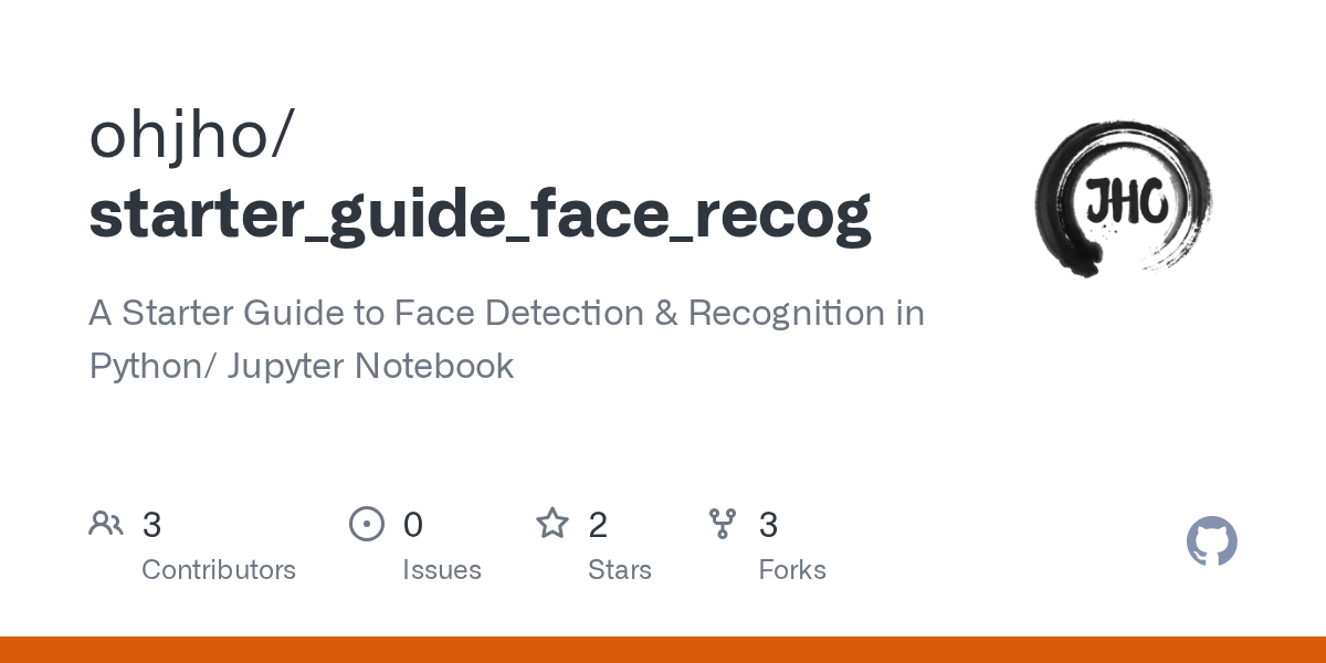 GitHub ohjho/starter_guide_face_recog A Starter Guide to Face