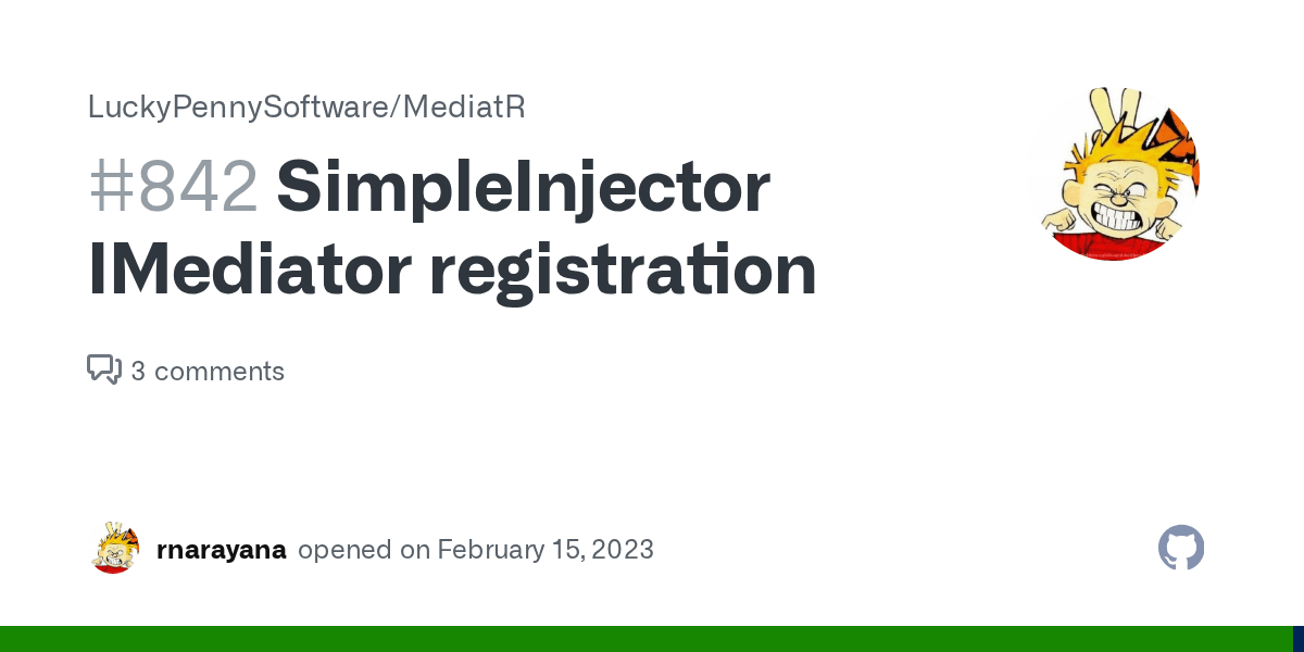 SimpleInjector IMediator registration · Issue 842 · jbogard/MediatR