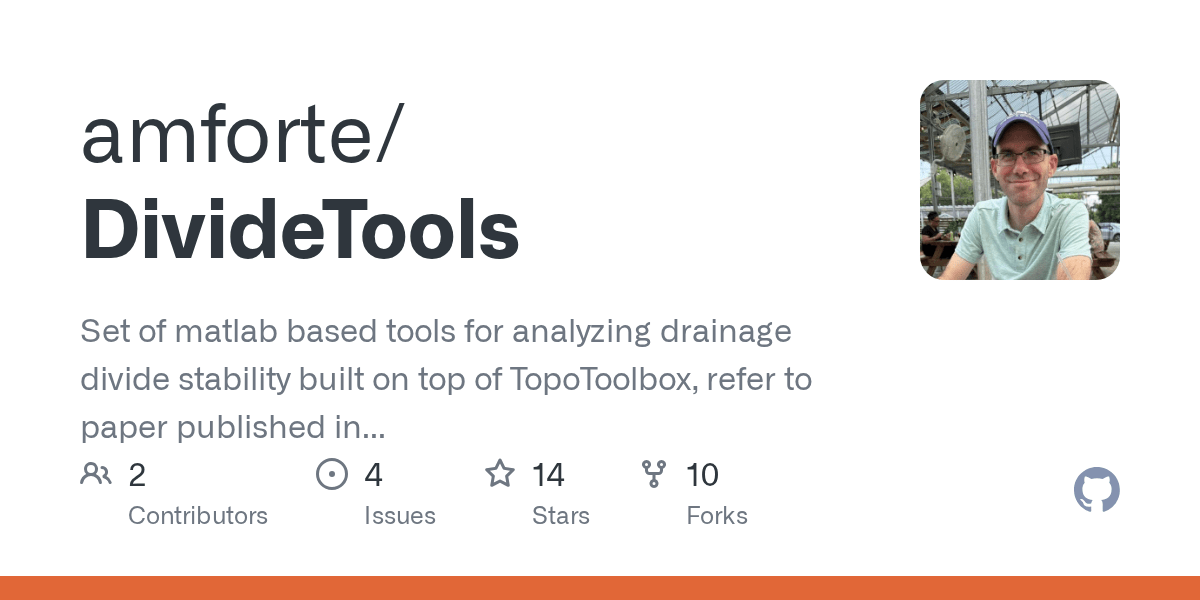 GitHub amforte/DivideTools Set of matlab based tools for analyzing