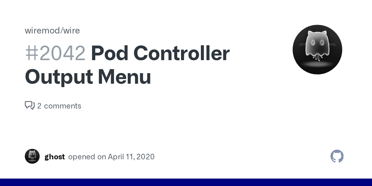 Pod Controller Output Menu · Issue 2042 · wiremod/wire · GitHub