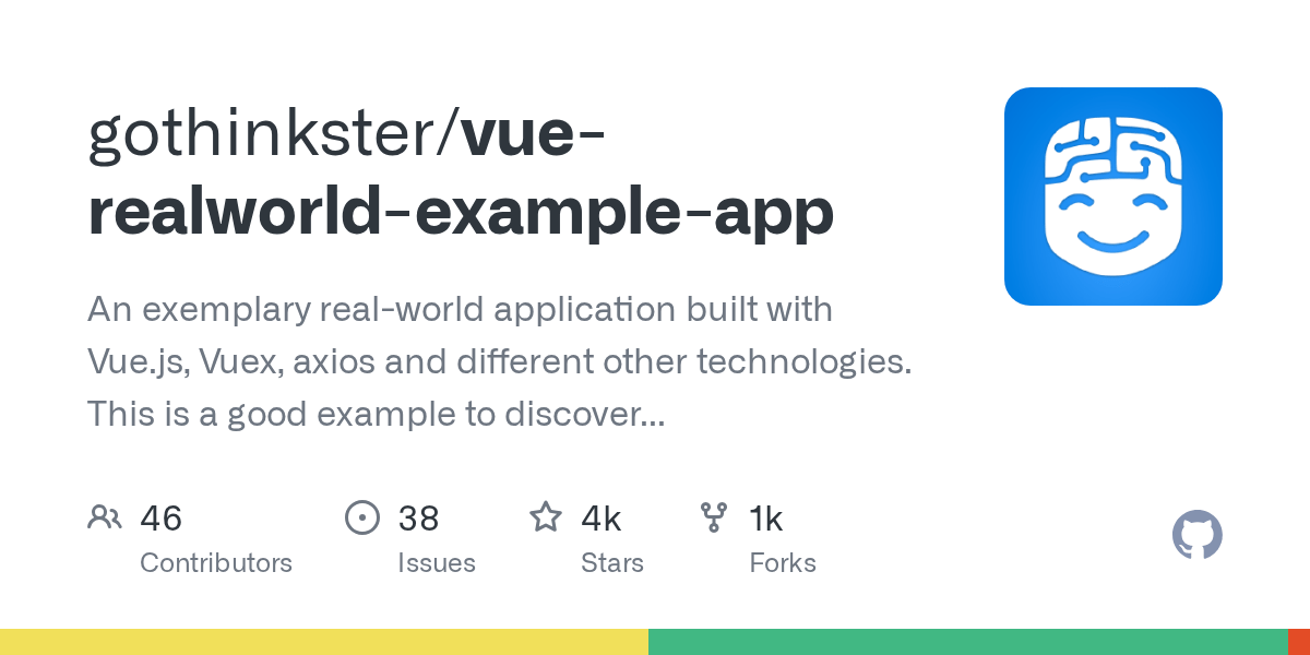 GitHub gothinkster/vuerealworldexampleapp An exemplary realworld