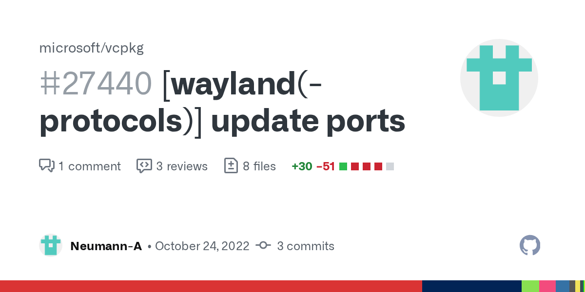 [wayland(protocols)] update ports by NeumannA · Pull Request 27440
