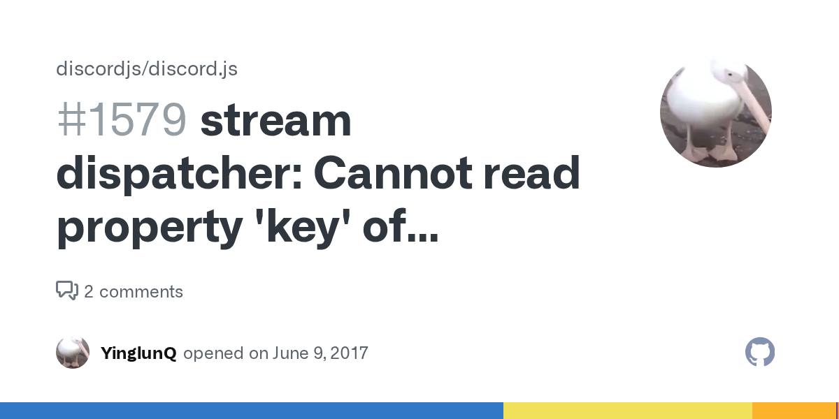 stream dispatcher Cannot read property 'key' of undefined · Issue