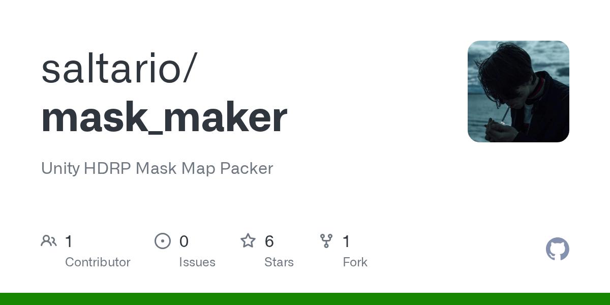 GitHub saltario/mask_maker Unity HDRP Mask Map Packer