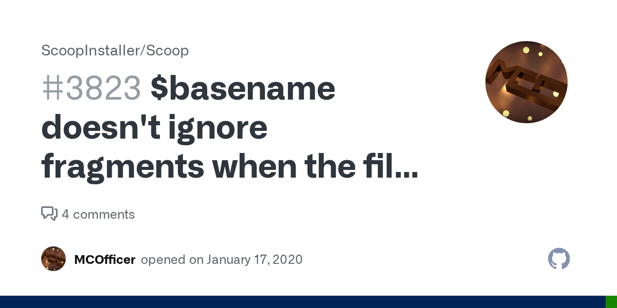 basename doesn't ignore fragments when the file has no extension
