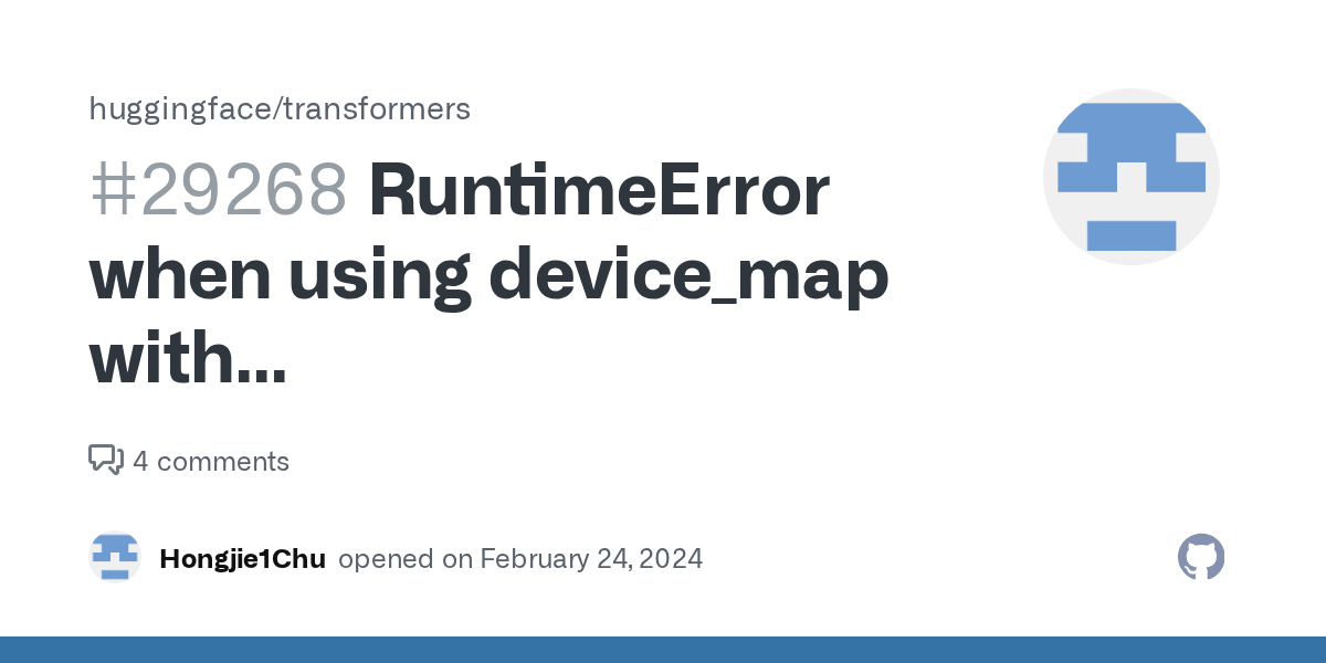 RuntimeError when using device_map with GPT2Model.from_pretrained