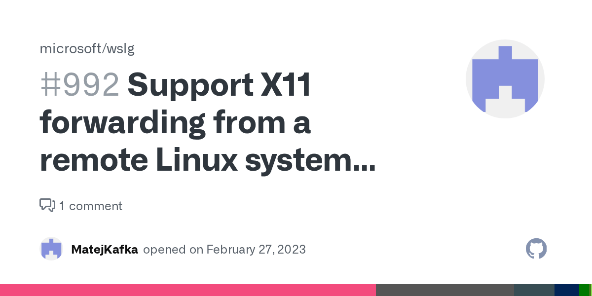 Support X11 forwarding from a remote Linux system using the Windows