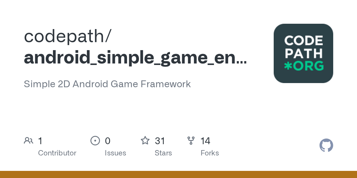 GitHub - codepath/android_simple_game_engine: Simple 2D Android Game