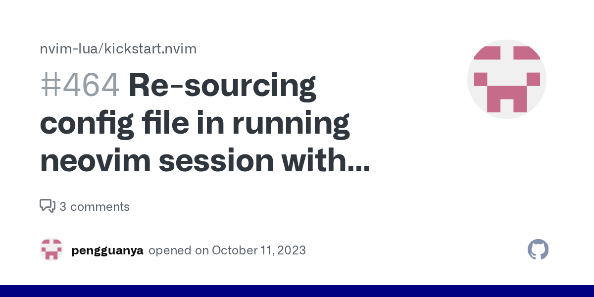 Resourcing config file in running neovim session with lazy.nvim causes